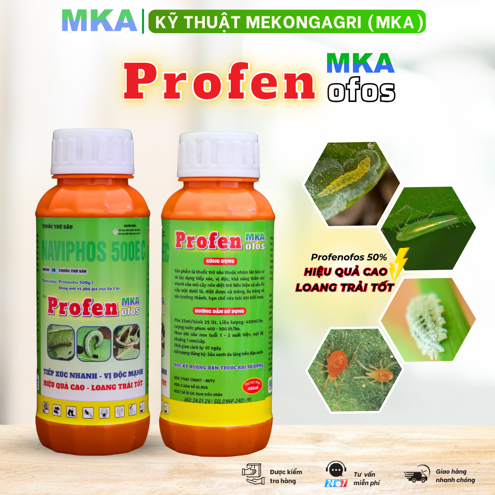 Profen MKA Hoạt chất profenofos